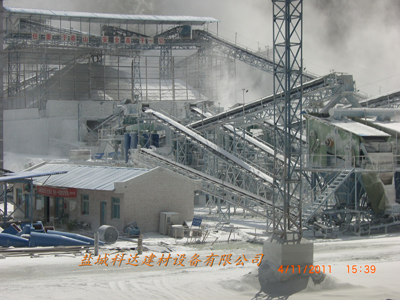 西昌錦屏水電站配套沙石風(fēng)選機